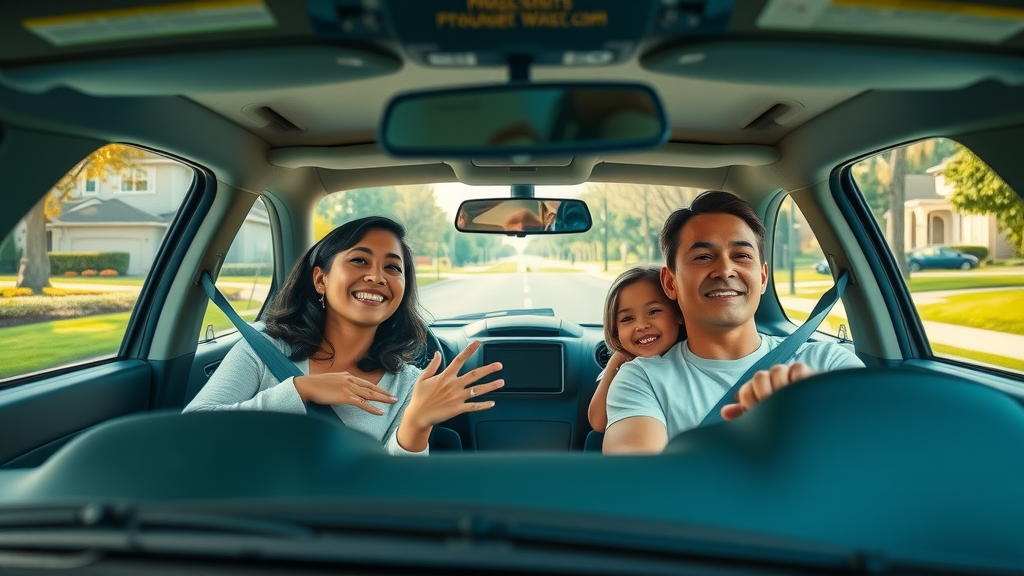Family enjoying safe driving after expert brake repair services