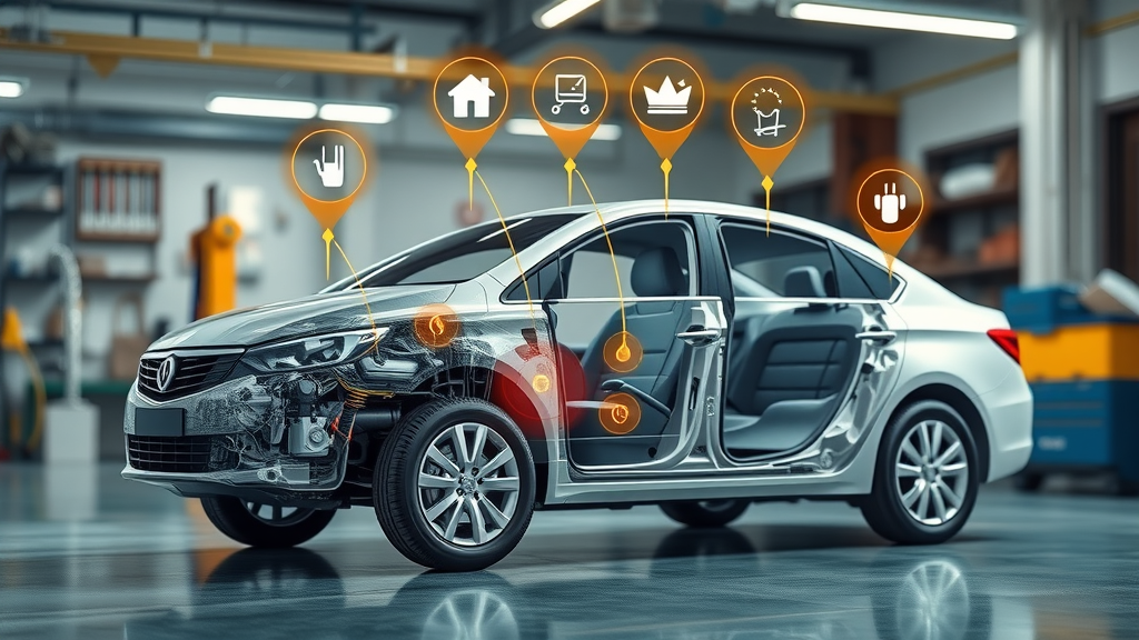 Detailed cross-section view illustrating total car care for vehicle longevity.