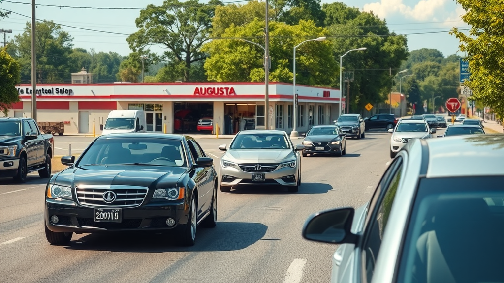 Safe reliable vehicles on Augusta road after trusted local auto repair services.