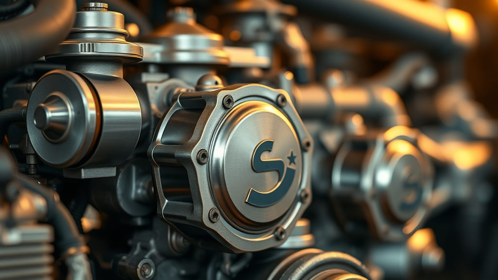 Clean engine with fresh oil after routine oil change maintenance
